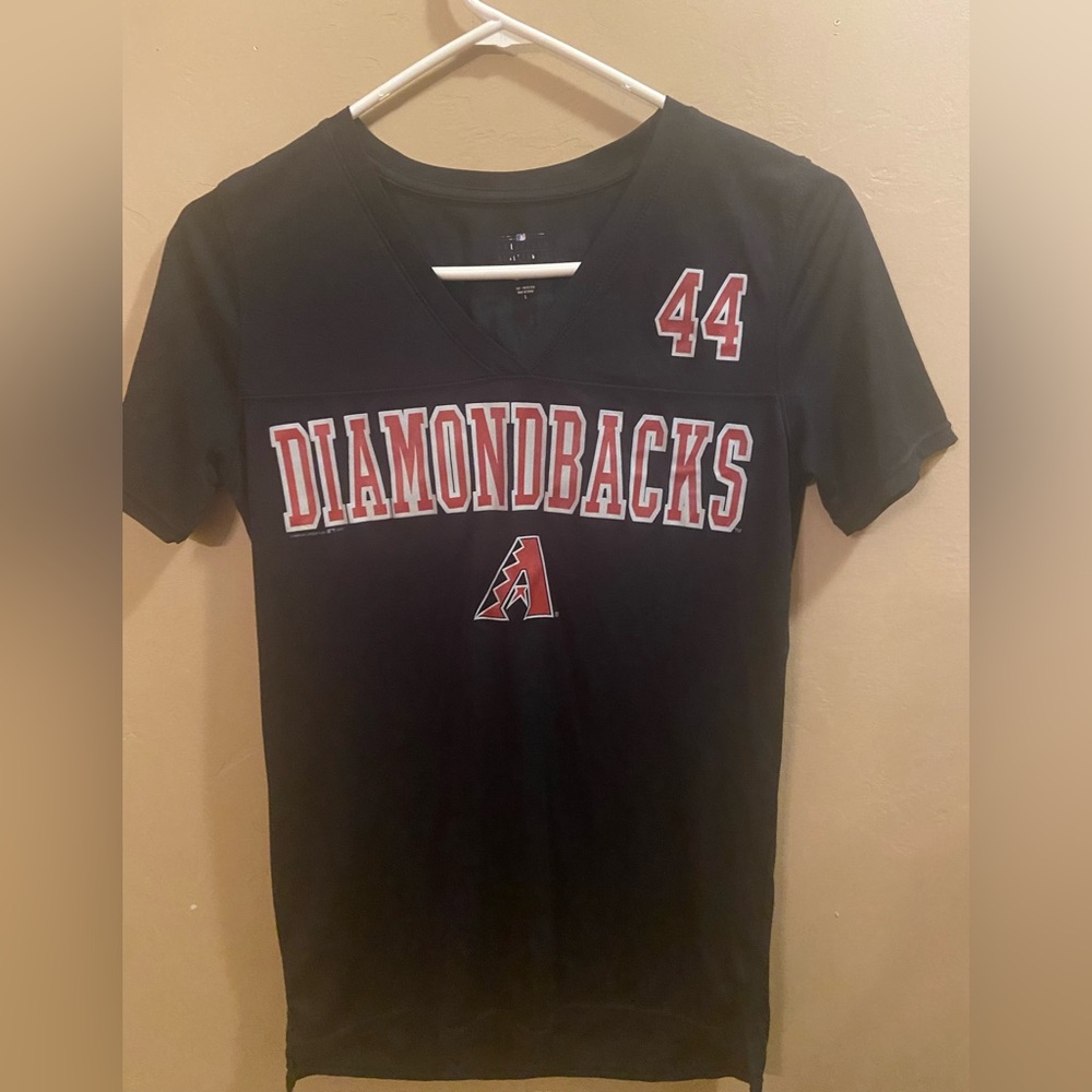 ARIZONA DIAMONDBACKS 44 GOLDSCHMIDT WMN BLACK GENUINE MERCHANDISE T-SHIRT SMALL